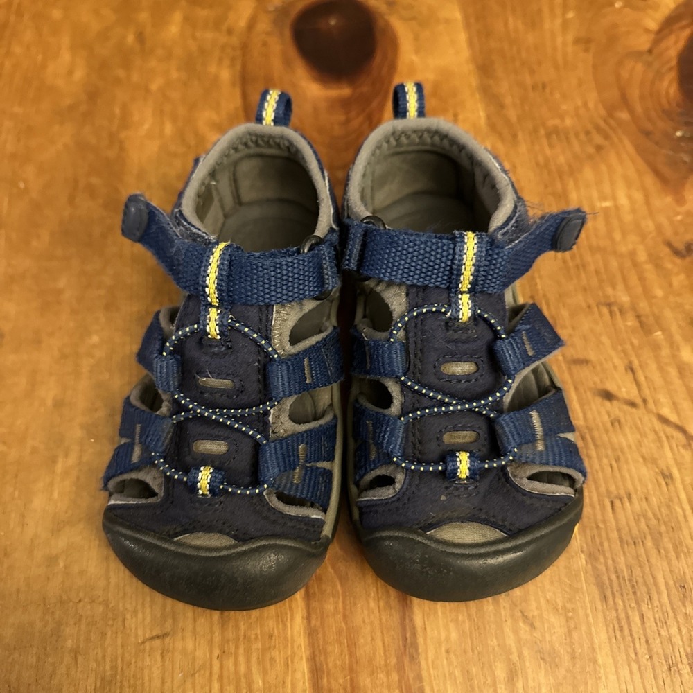 Keen Seacamp Sport Sandals Little Kids Size 9 Blue